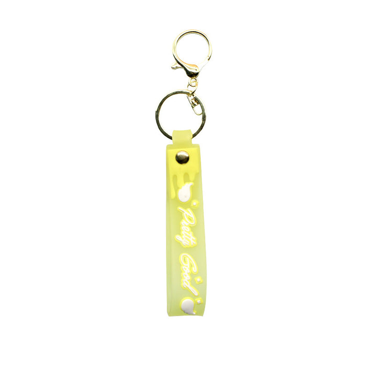 Unisex keychain made of high-quality silicone with playful design Bowlift