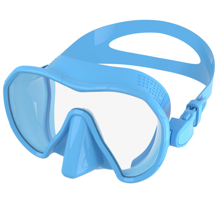 Diving mask with secure fit and innovative anti-fog system Bowlift