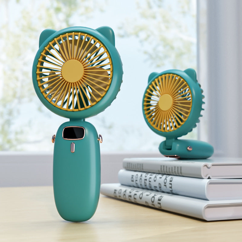 Women's Portable Mini Cat Fan Bowlift