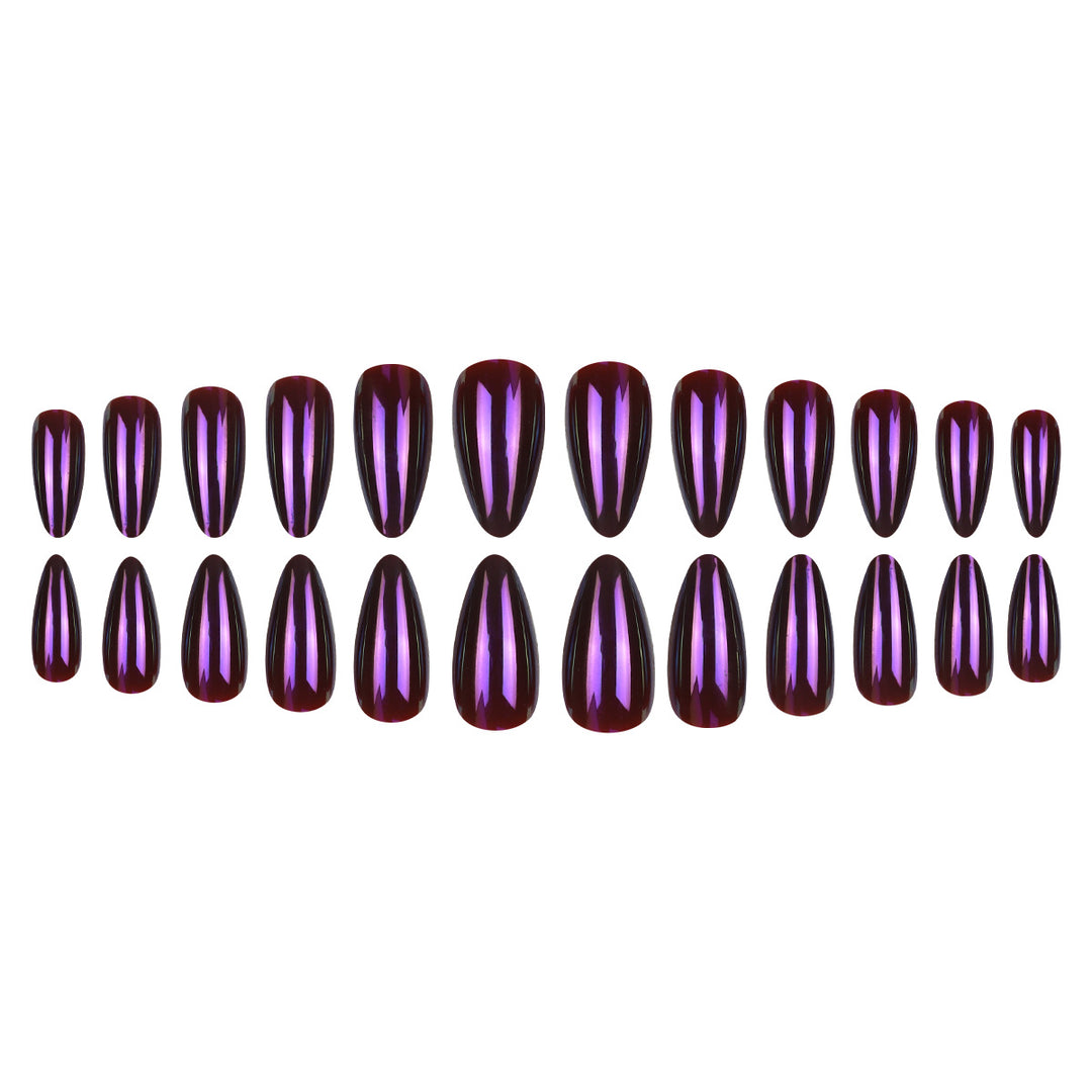 Glossy Long Stiletto Nail Art Bowlift
