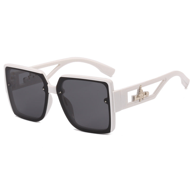 Ladies square designer sunglasses with elegant embellishments Bowlift