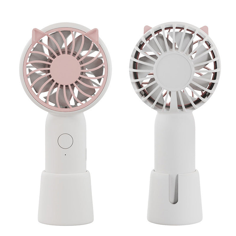Ladies portable hand fan in elegant animal design Bowlift