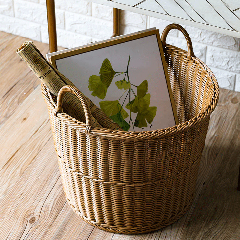 Handwoven Storage Basket Bowlift