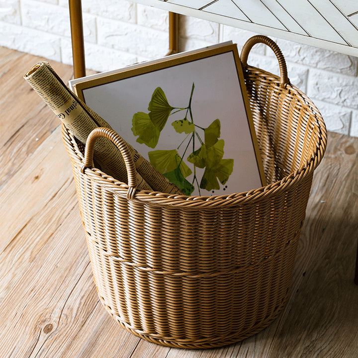 Handwoven Storage Basket Bowlift