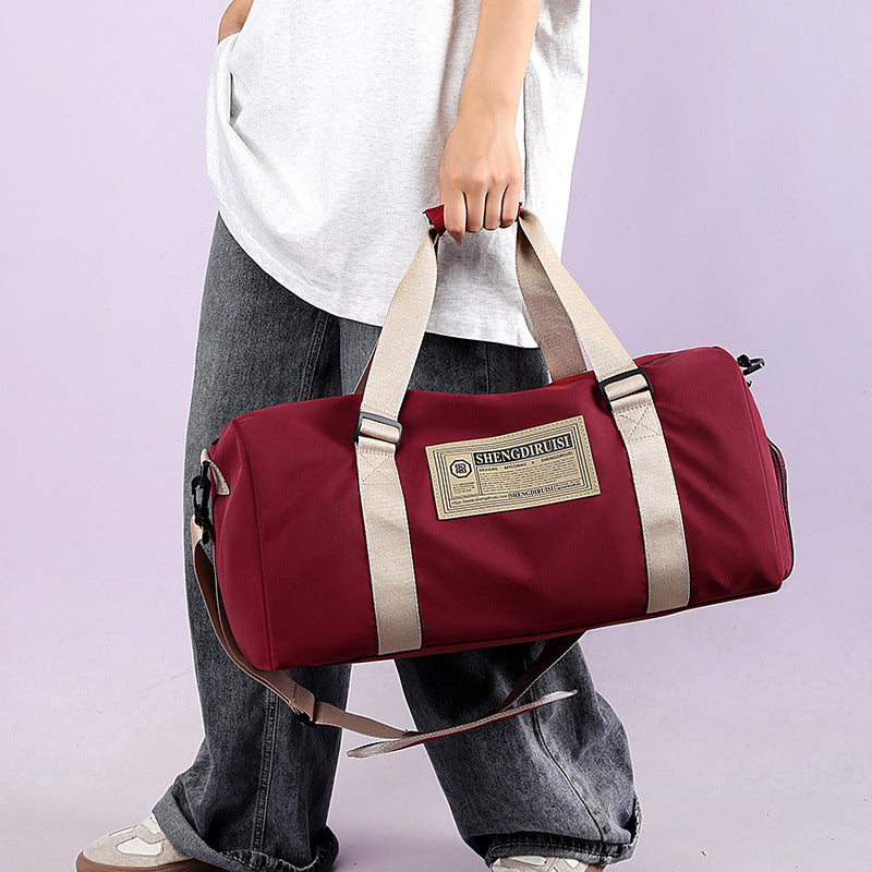 Sports Travel Bag With Adjustable Shoulder Strap Bowlift