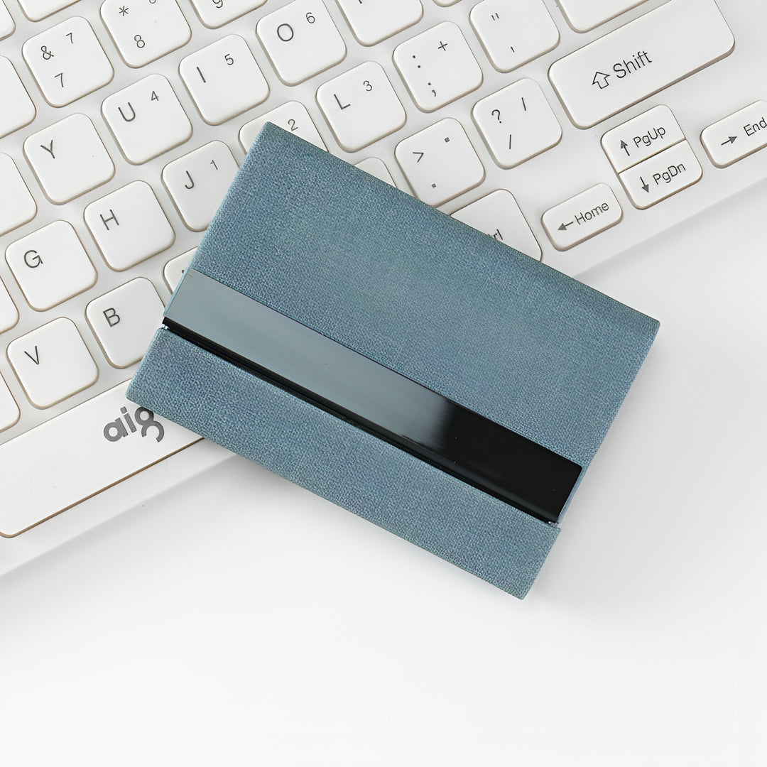 Premium Fabric Business Card Holder