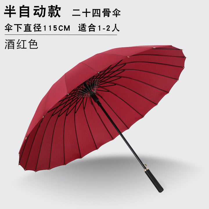 Women Classic Umbrella with Robust Frame and Ergonomic Handle Bowlift
