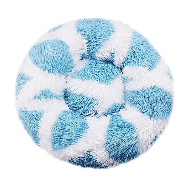 Plush Round  Lounge Bed  Dog Bed