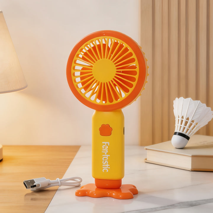Women's Portable Mini Fan with Spray Function and USB Charging Option Bowlift