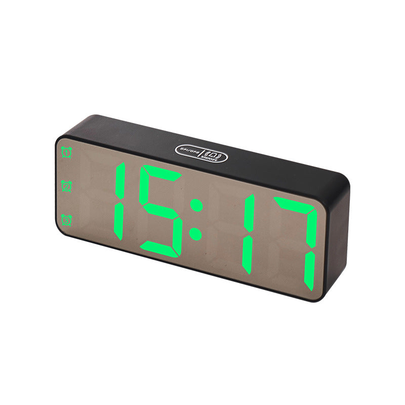 Digital Clock with Large LED Display and Multifunctional Settings Bowlift