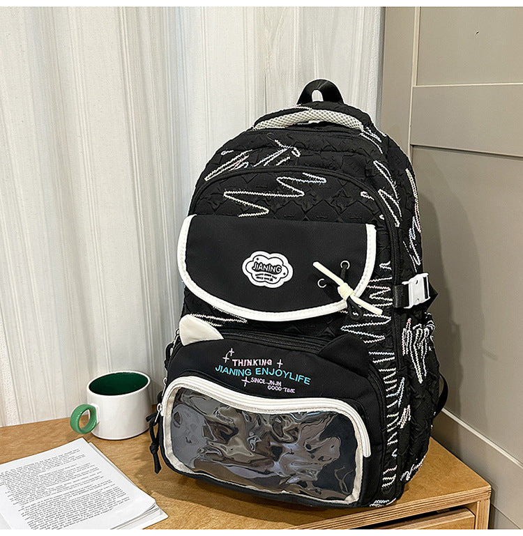 Multi-Functional College School Backpack Bowlift