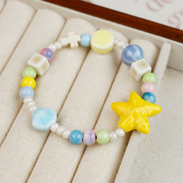 Heart-Shaped Beaded Bracelet Bowlift