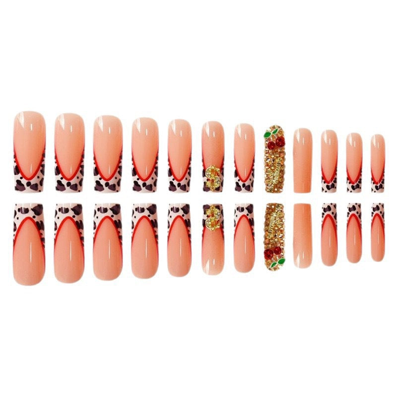 Decorative Gem-Embellished Nail Enhancements Bowlift