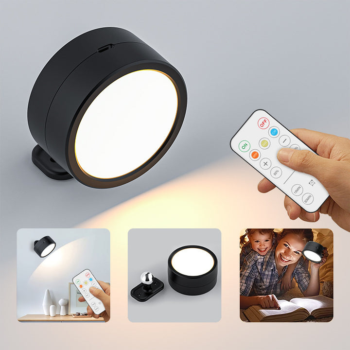 RGB LED Adjustable Accent Spotlight with Remote USB-C Mount Bowlift