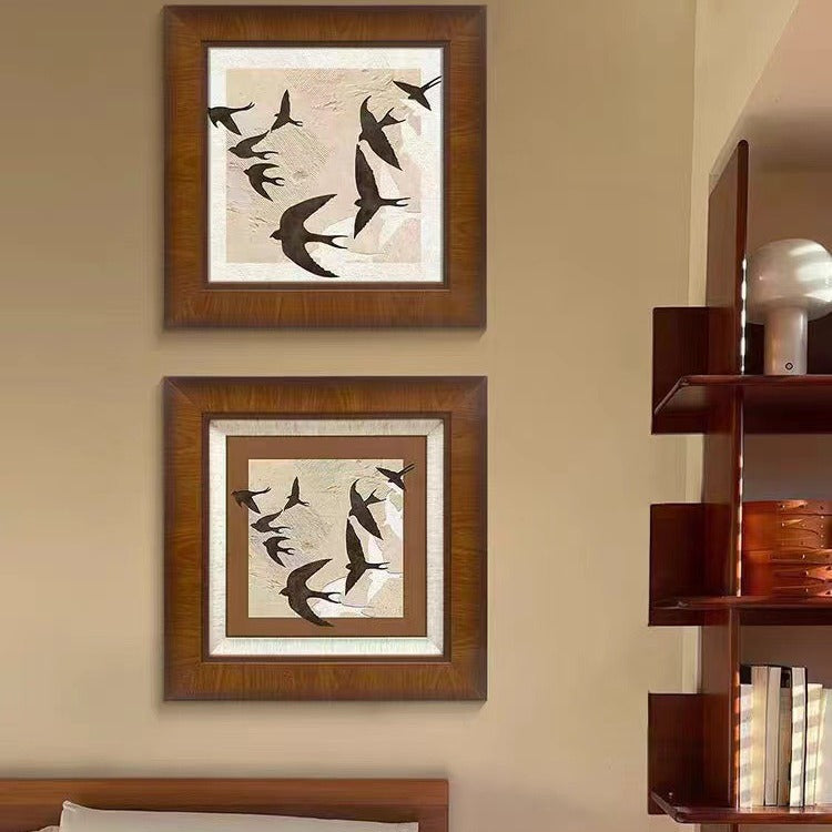 Ingeliëerd Artistic Bird Wall Decoration