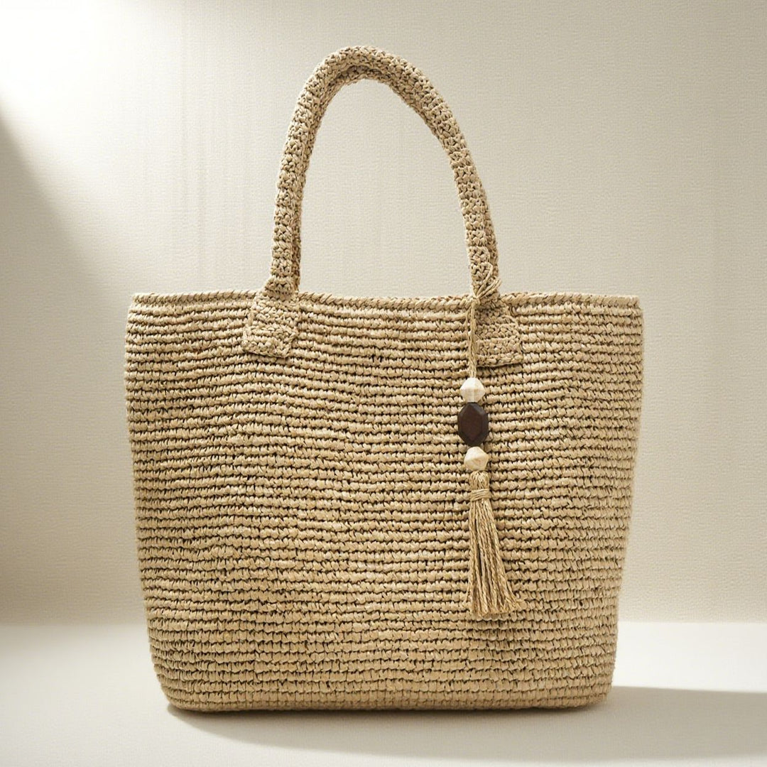 Braided natural material bag Bowlift