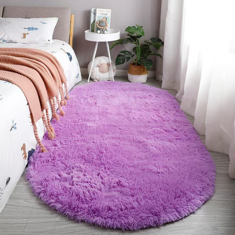 Soft Plush Oval Area Rug Bowlift