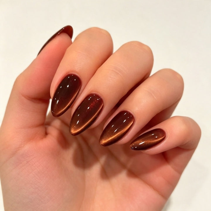 Premium Glimmering Ombre Press-On Nails Bowlift