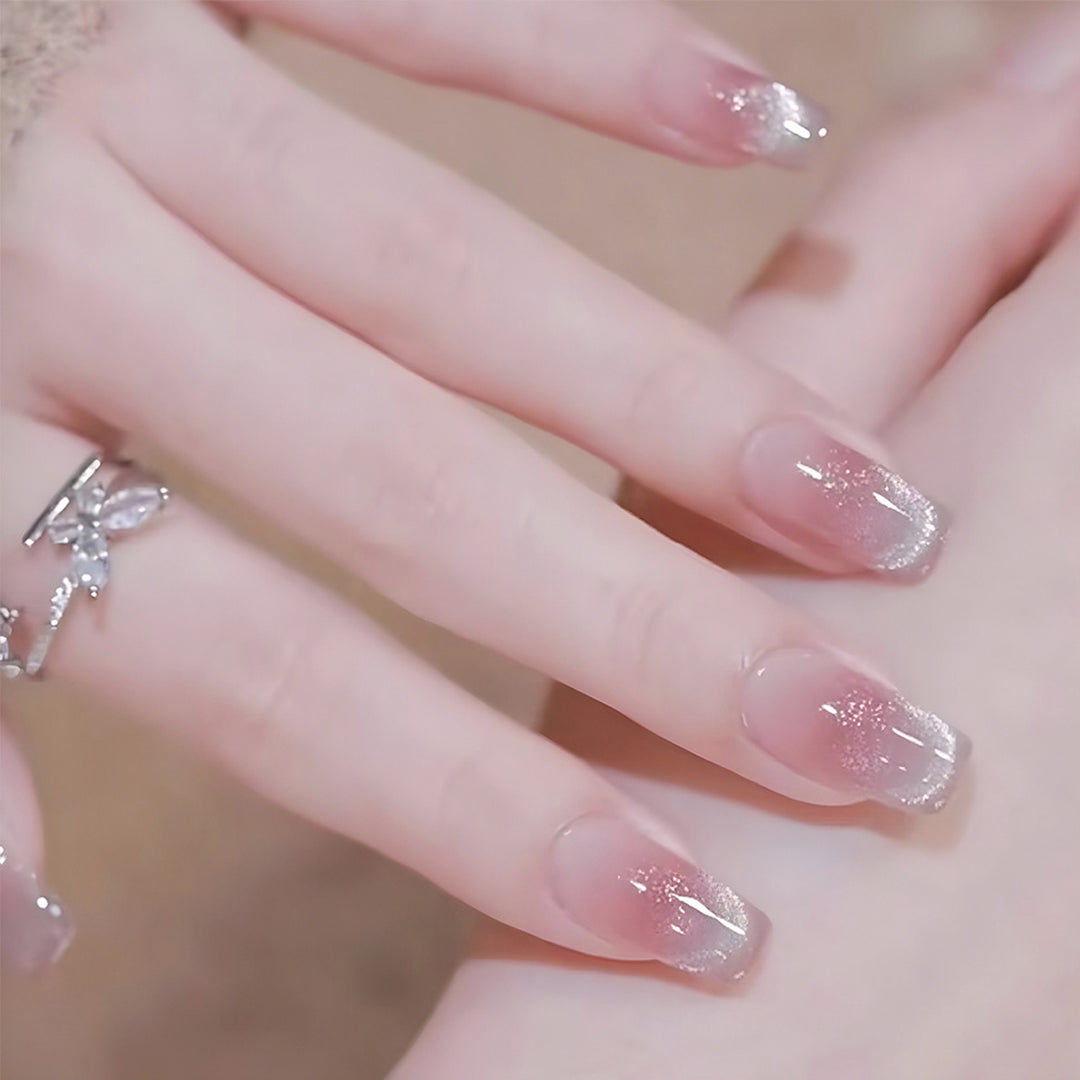 Glitter Ombre Press-On Nail Tips Bowlift
