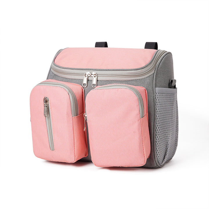 Multi-Pocket Insulated Diaper Backpack Bowlift