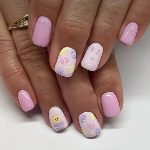 Themed Decorative Easter Nail Art Bowlift