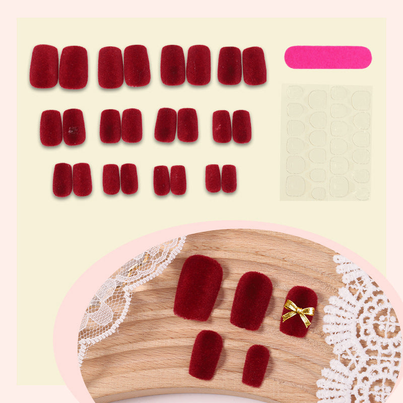 Glamorous Artificial Nail Set Bowlift