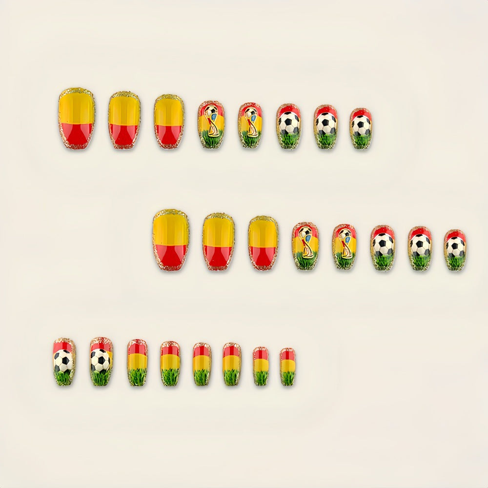 Creative Football Nail Art Bowlift