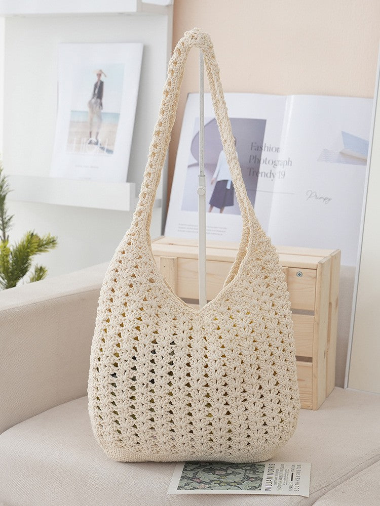 Handcrafted Net Shoulder Bag Bowlift
