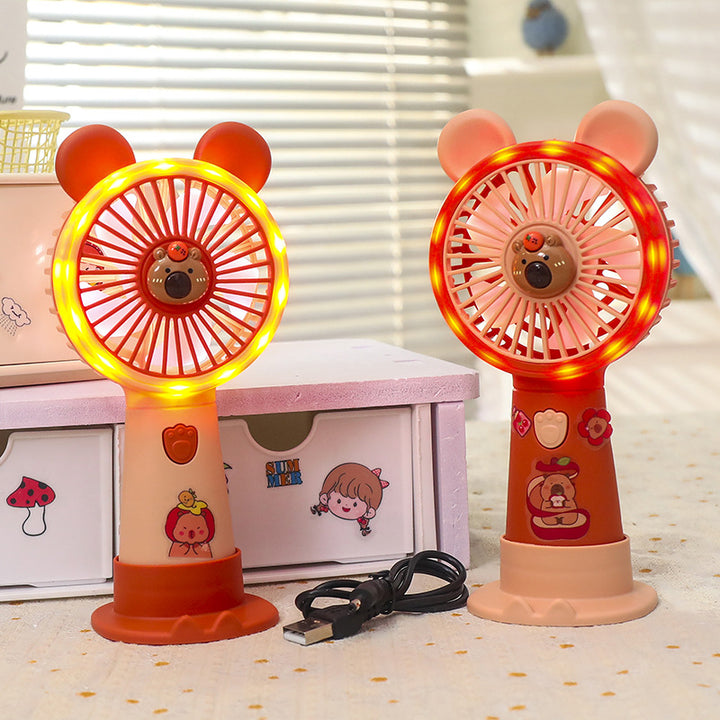 Portable USB Mini Fan with Playful Design Bowlift