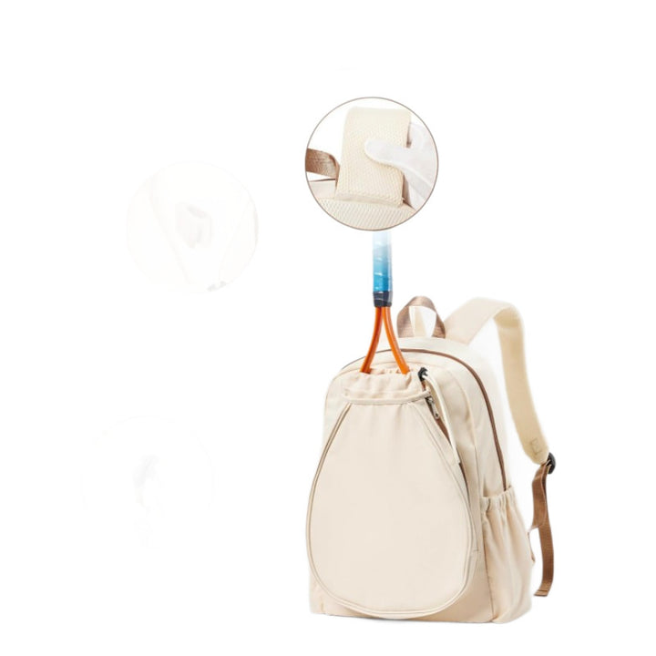 Sporty tennis trolley backpack with specialized compartments Bowlift
