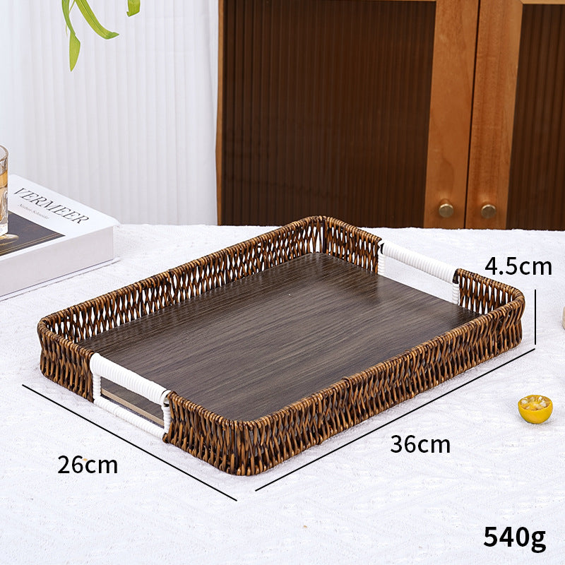 Decorative Woven Serving Tray Bowlift