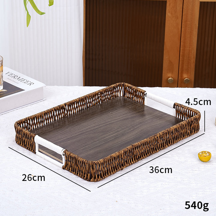 Decorative Woven Serving Tray Bowlift