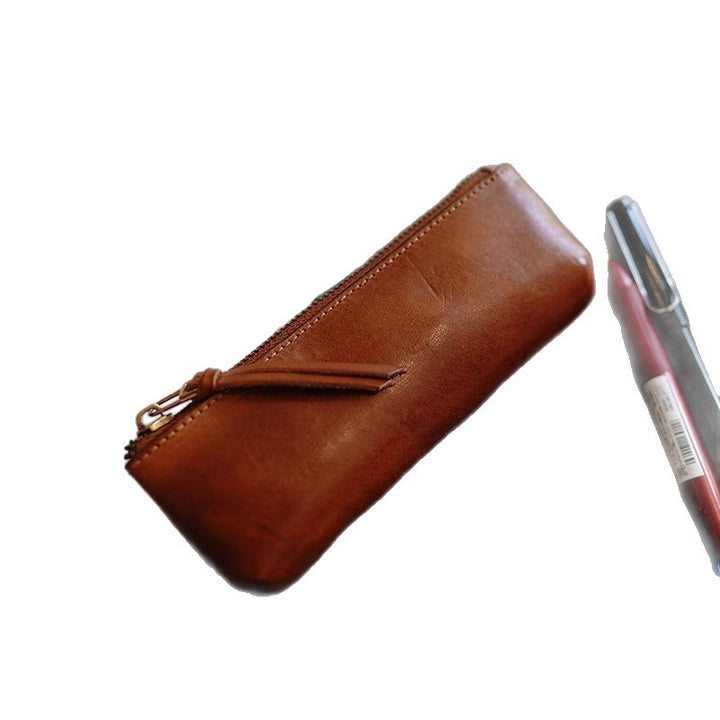 Premium Leather Pencil Pouch Bowlift