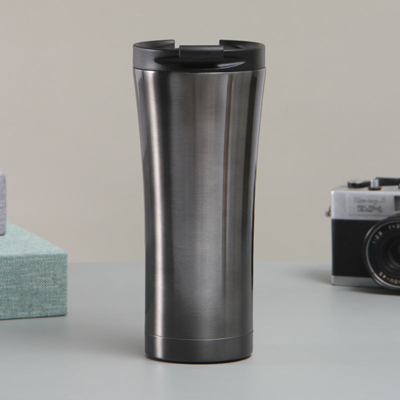 Women elegant double-walled coffee mug with non-slip silicone base Bowlift