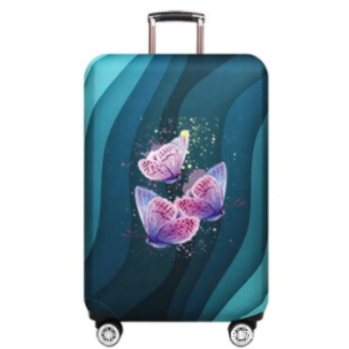 Women's Hard Shell Suitcase with Fashionable Butterfly Design Bowlift