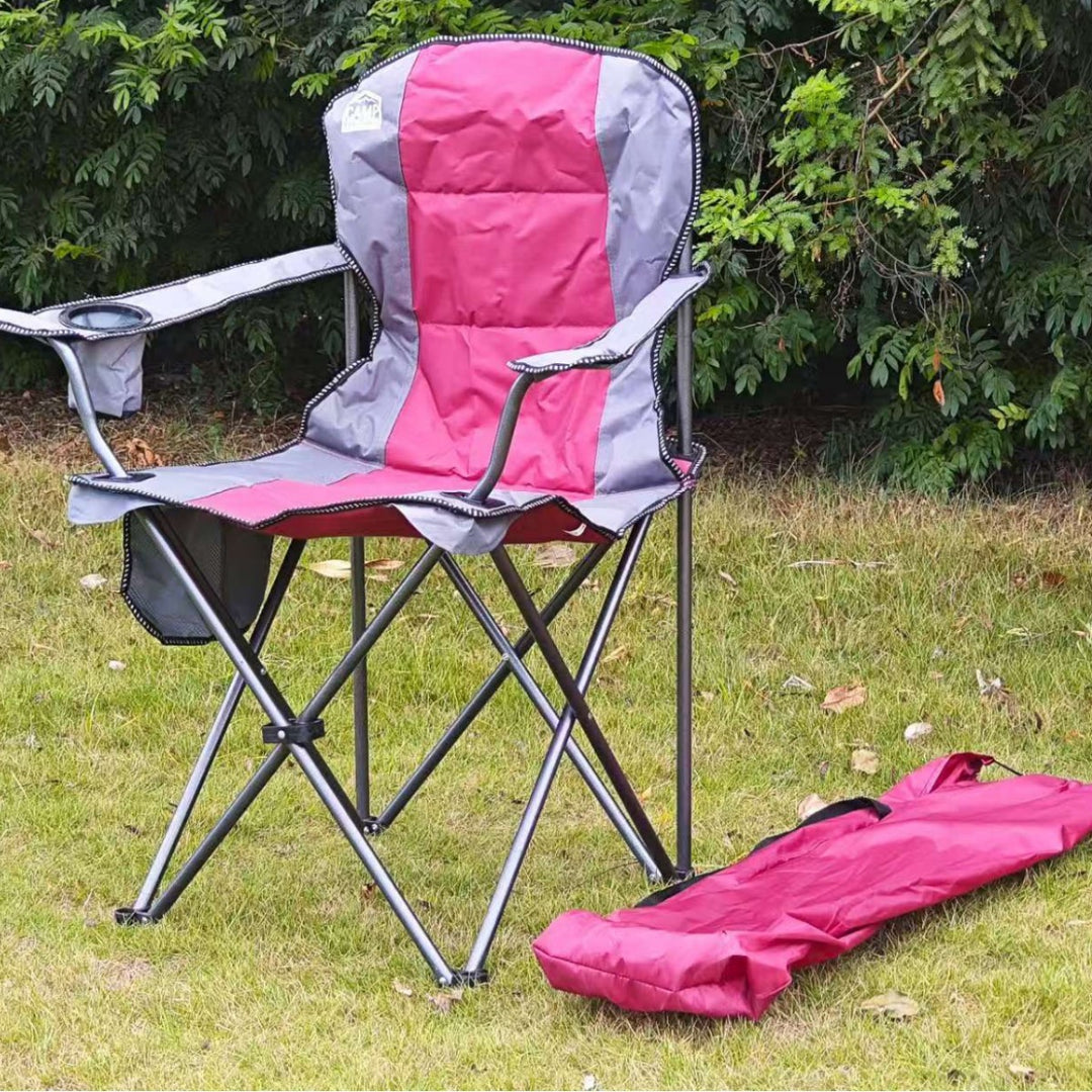 Women's Comfortable Camping Chair with Cup Holder Bowlift