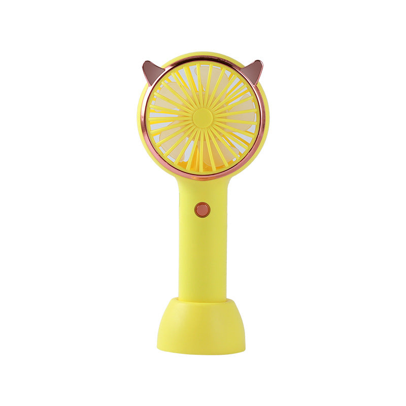 Women's portable hand fan with cat ears Bowlift