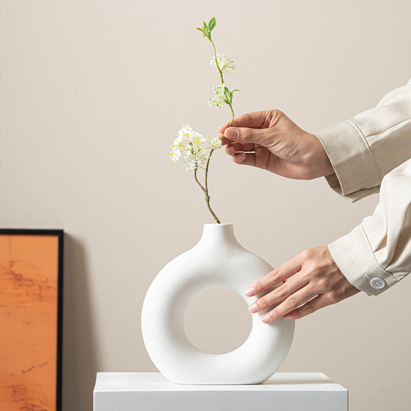 Contemporary Decorative Stoneware Vase