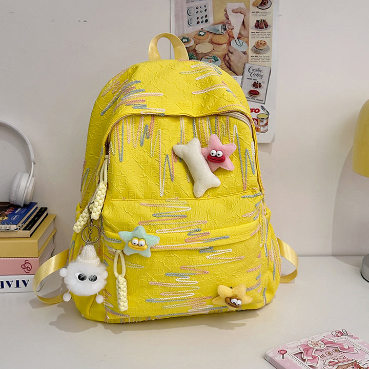 Abstract Patterned Backpack Bowlift