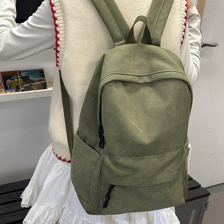 Vintage Canvas Backpack Bowlift
