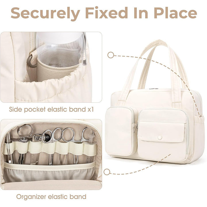 Multifunctional everyday bag with external compartments Bowlift