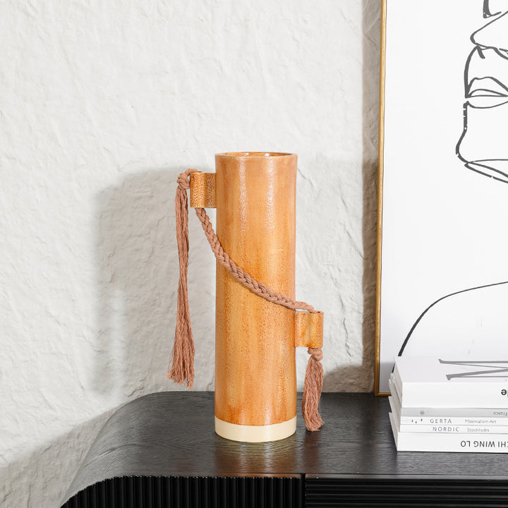Decorative Cylindrical Flower Vase