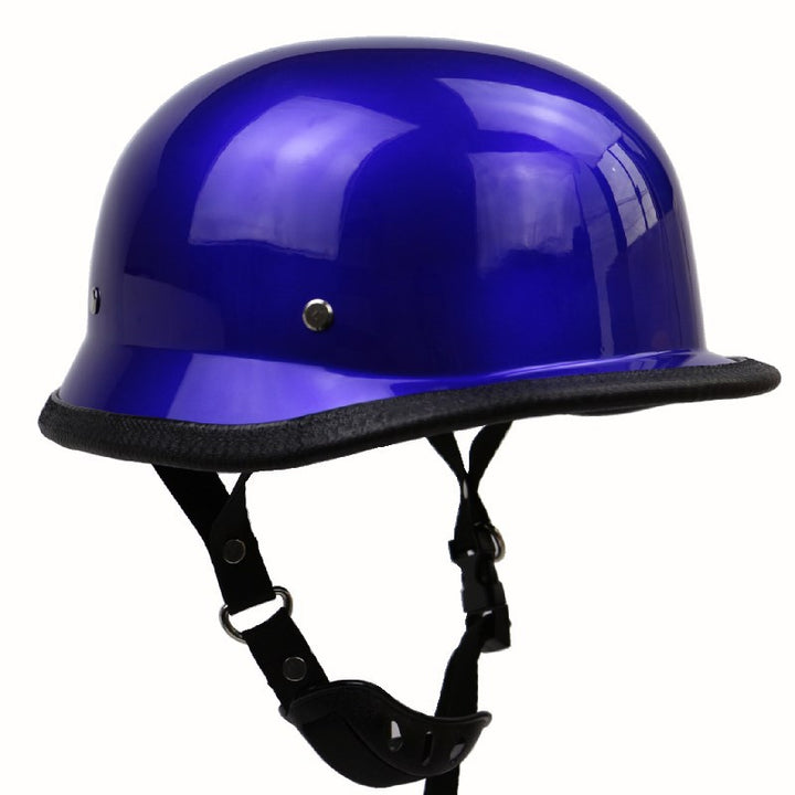 Vintage-Style Open-Face Motorcycle Helmet Bowlift