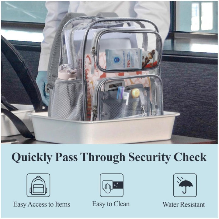 Transparent Leisure Backpack Bowlift