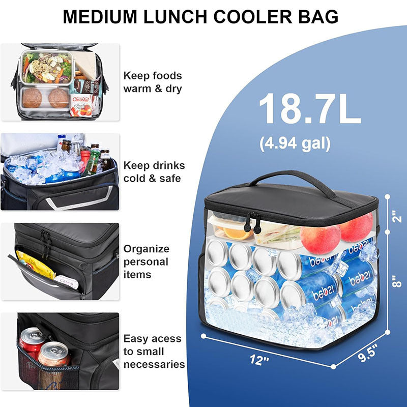 Women's multifunctional cooler bag with multiple compartments Bowlift