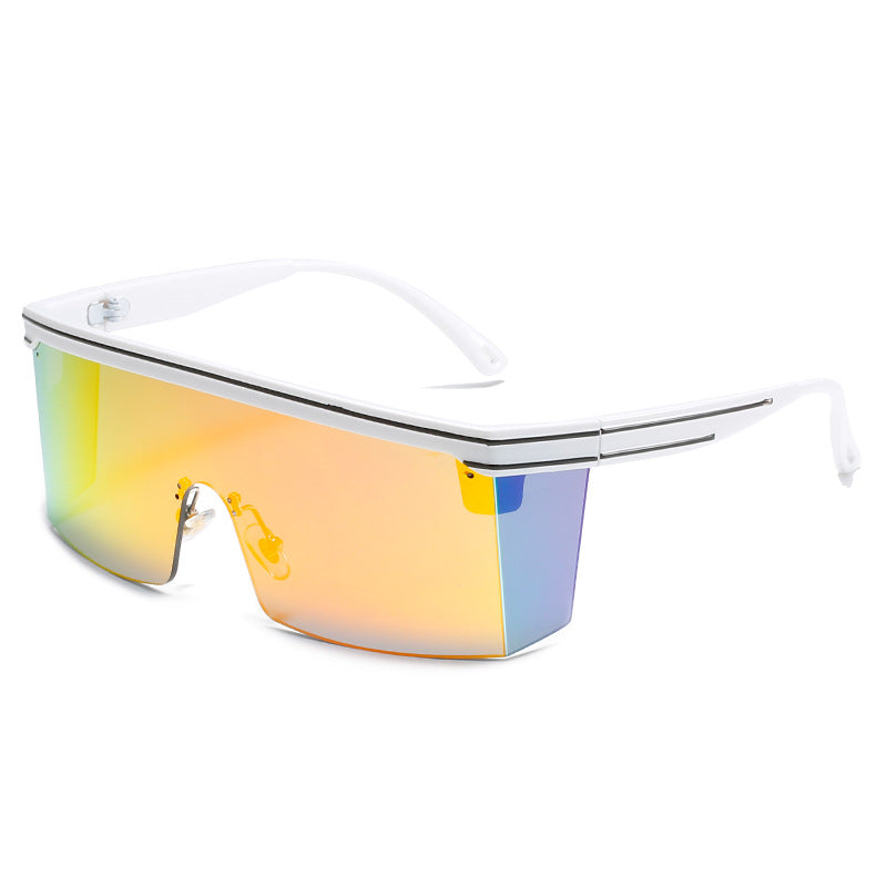 Women's Sporty Sunglasses with Futuristic Design and Unobstructed Field of View Bowlift