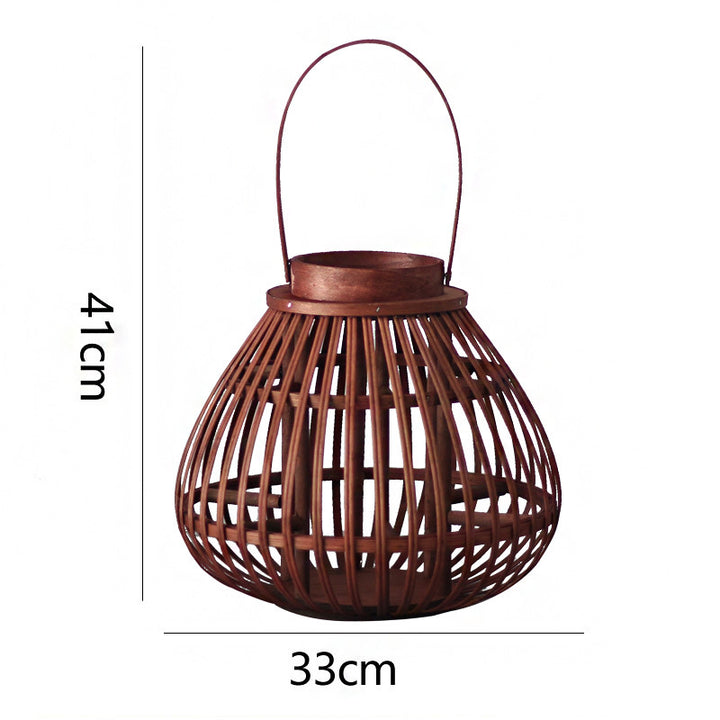 Handmade Rattan Lantern Bowlift
