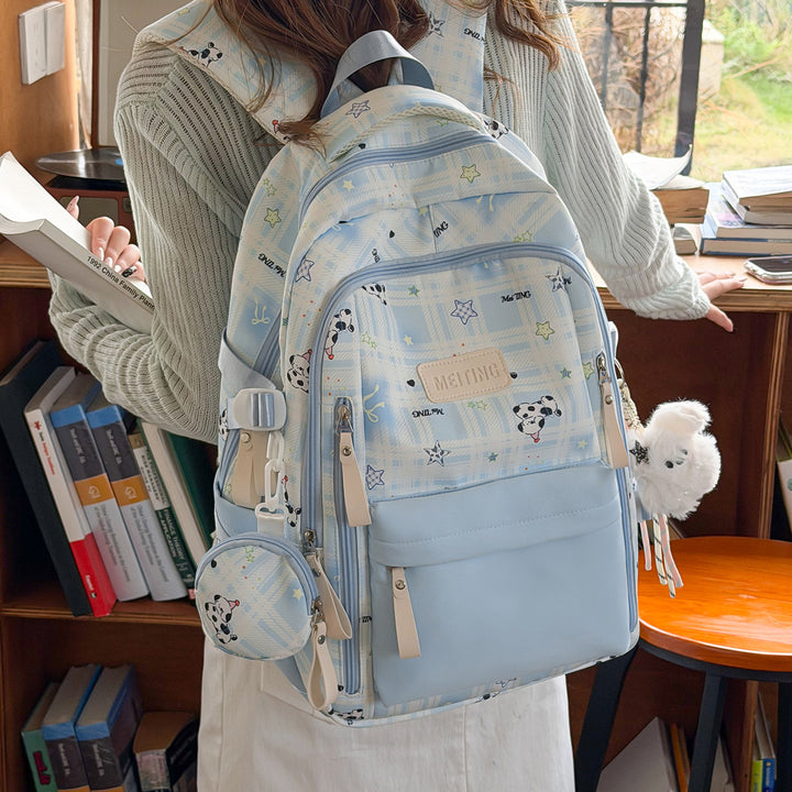 Fun-Themed Patterned Backpack Bowlift