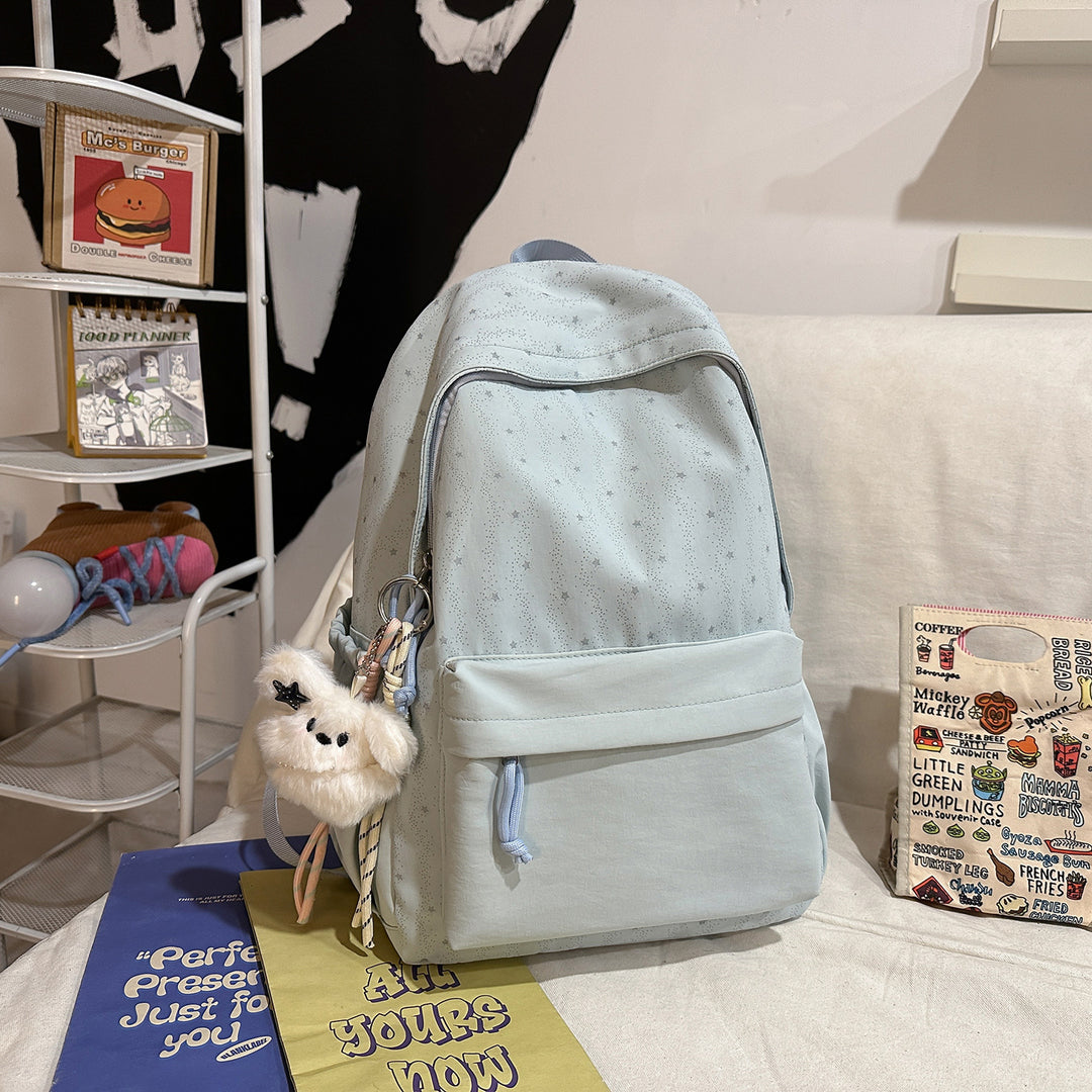 Backpack with Cute Star Design and Practical Storage Bowlift