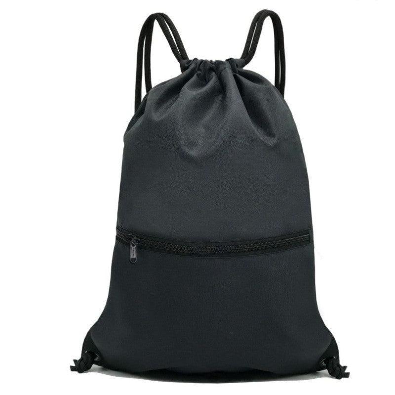 Sporty drawstring bag with zippered pockets Bowlift